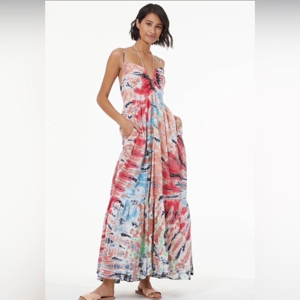 Young Fabulous and Broke| YFB Tie-Dye Maxi Dress| Size small.